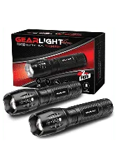 GearLight 2pack S1000 LED Flashlights High Lumens - Mini Flashlights for Camping, Hiking, Walking - Powerful Emergency Flashlig...
