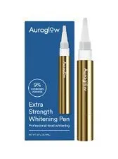 Auraglow Extra Strength Teeth Whitening Pen, 9% Hydrogen Peroxide, 40+ Whitening Treatments, Whitens Teeth Fast, No Sensitivity...